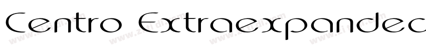 Centro Extraexpanded字体转换